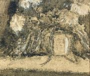 Gemberpot met chrysanten, Theo van Doesburg